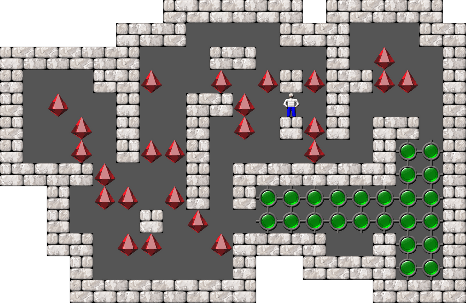 Sokoban Sonic 2 level 33